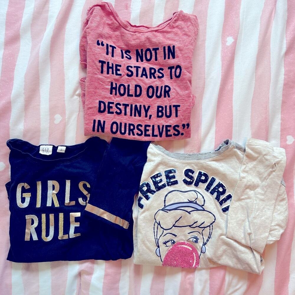 Gap Girl Tee Sleeve Bundle Size Medium